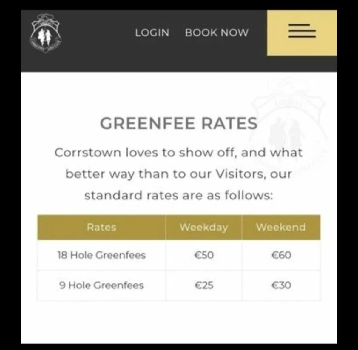 Golf voucher - Image 1