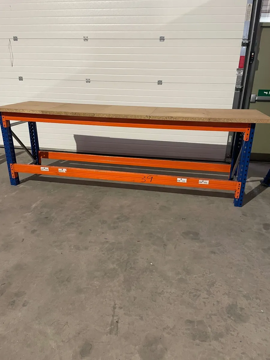 Pallet racking work bench - Image 1