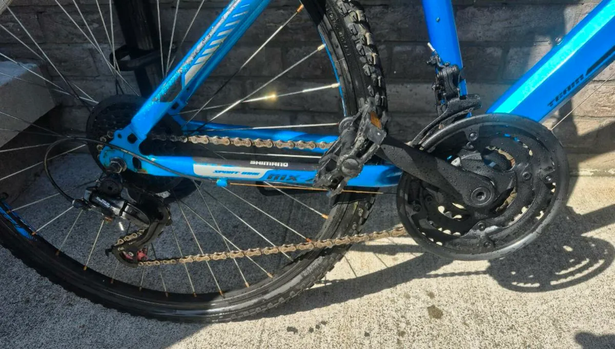 Adults Team MX-26 Mountain Bike in blue. a 16-inch - Image 3