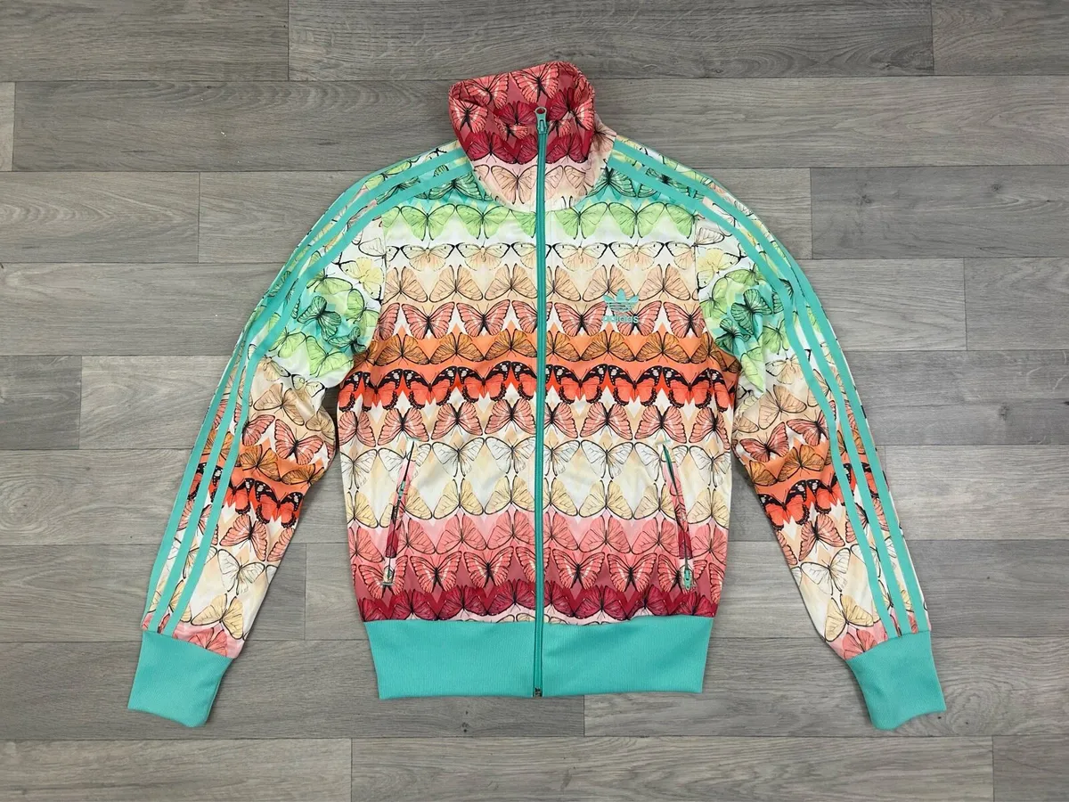 Adidas X Farm Rio Butterfly Track Jacket Womens 8 - Image 1