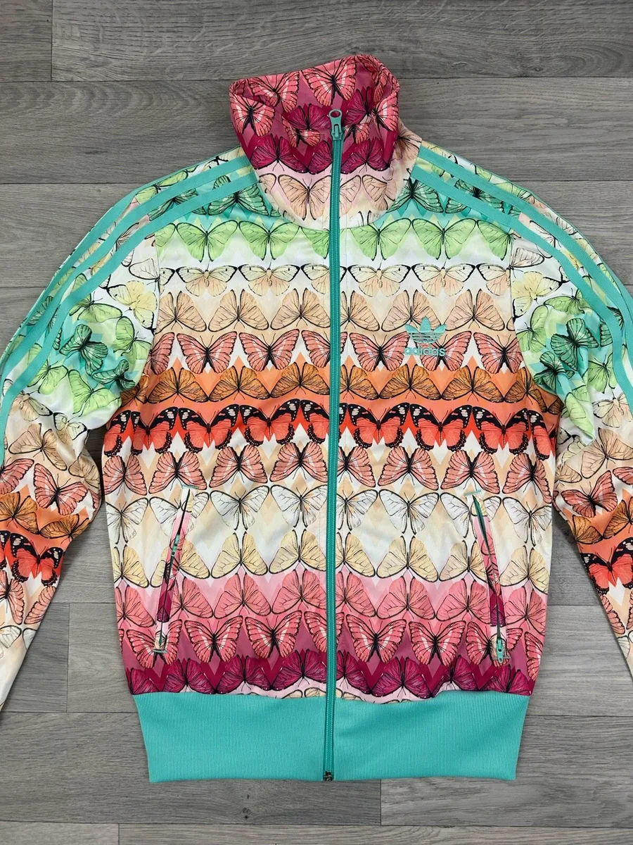 Adidas X Farm Rio Butterfly Track Jacket Womens 8 - Image 2