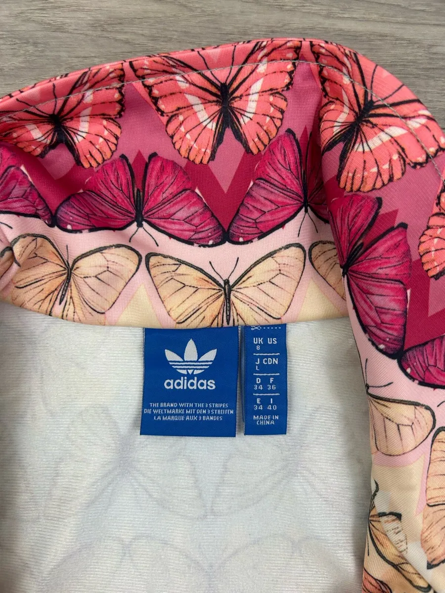 Adidas X Farm Rio Butterfly Track Jacket Womens 8 - Image 4
