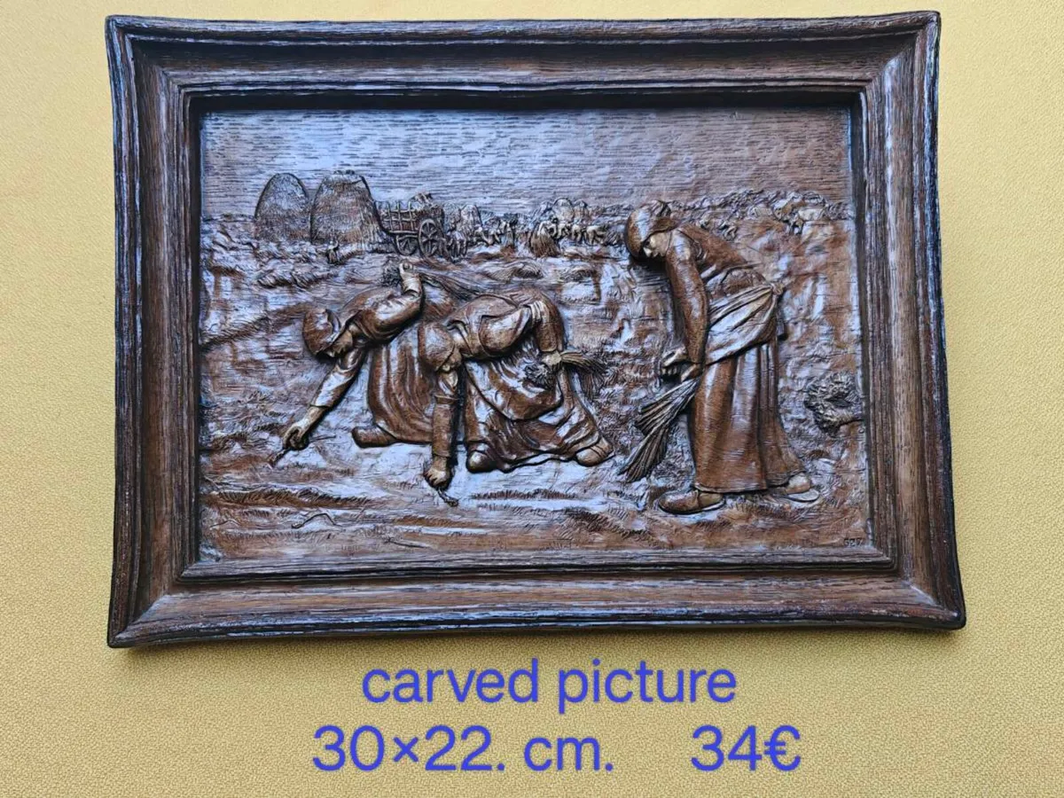 Carved picture, wall decoration