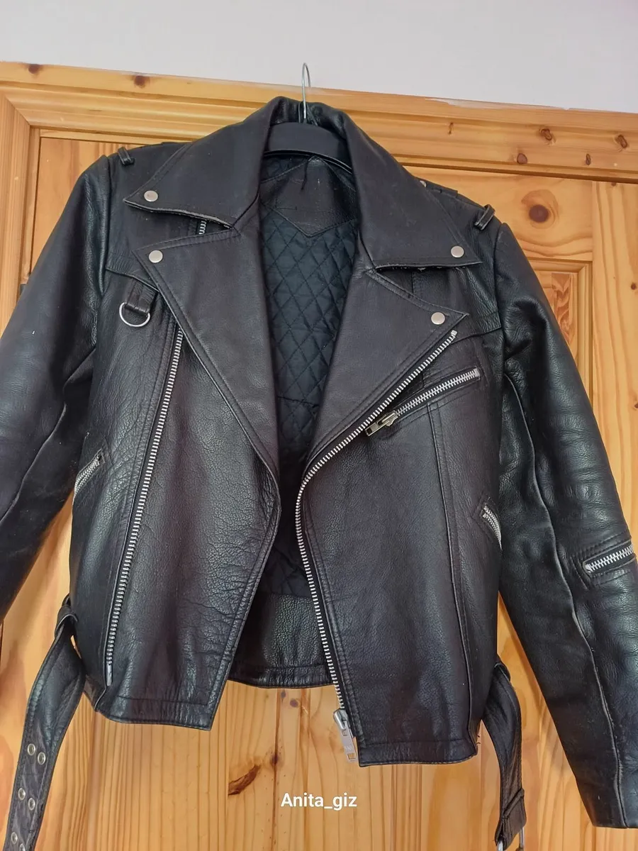 Motorbike leather jacket - Image 1
