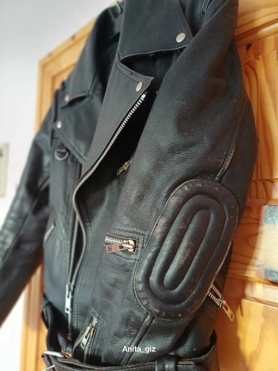 Motorbike leather jacket - Image 3