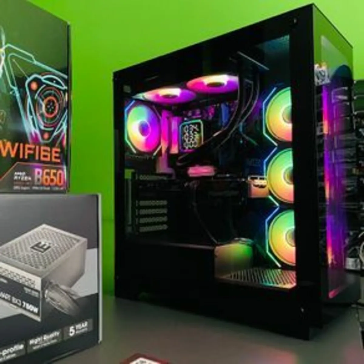 PC AMD Ryzen 7 7700, RX 9070 XT 16GB, 32GB DDR5 - Image 2
