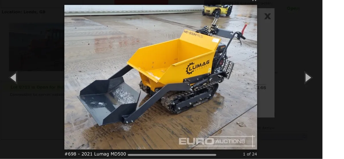 Lumag MD500H Mini Dumper - Image 1