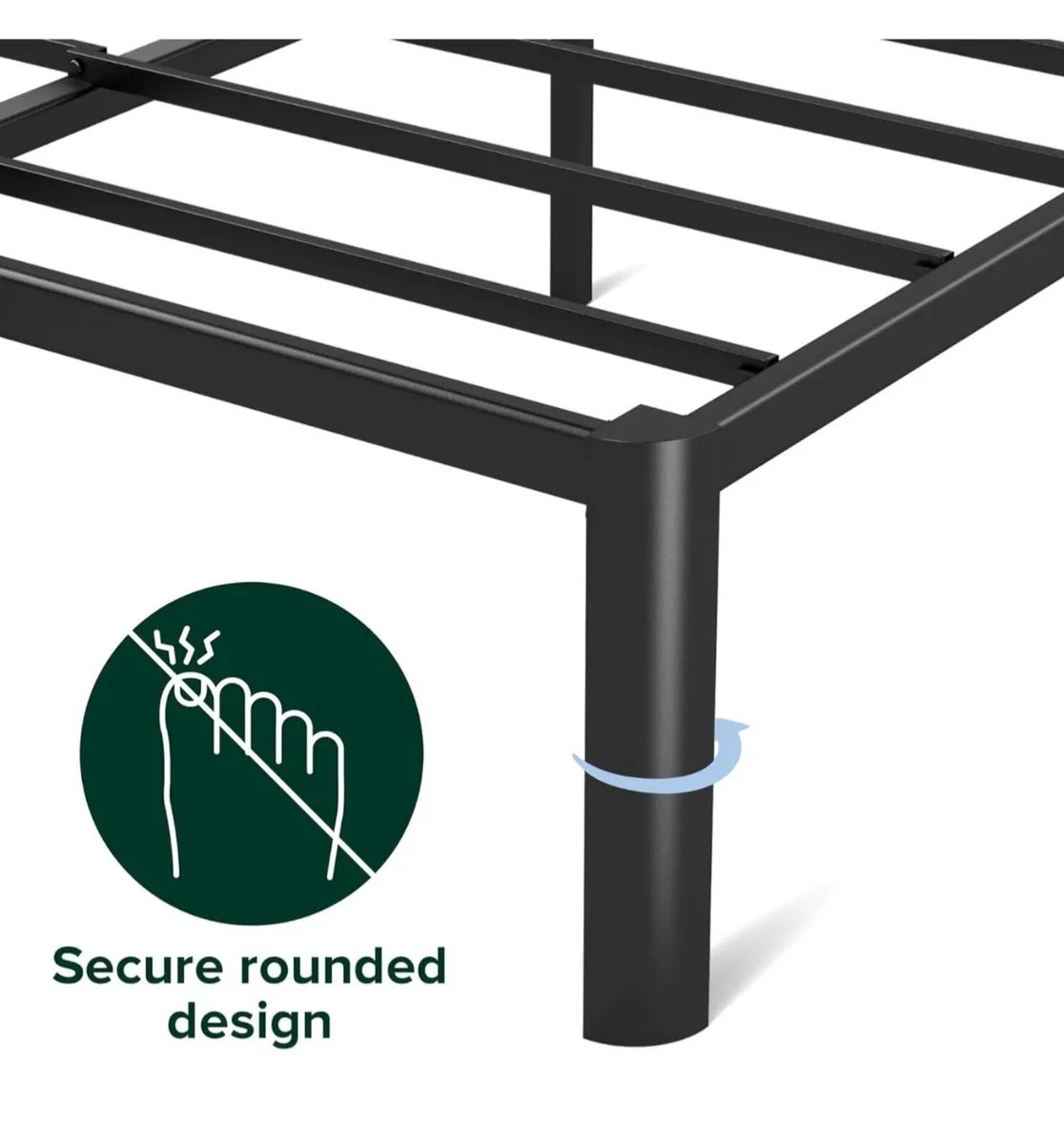 King size Bed frame  Bed 150x200 cm  41 cm Height - Image 2