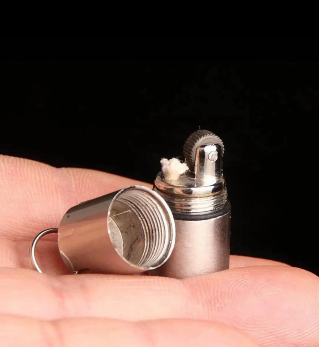 Smallest Lighter Ever! Mini Petrol Keychain NEW - Image 2