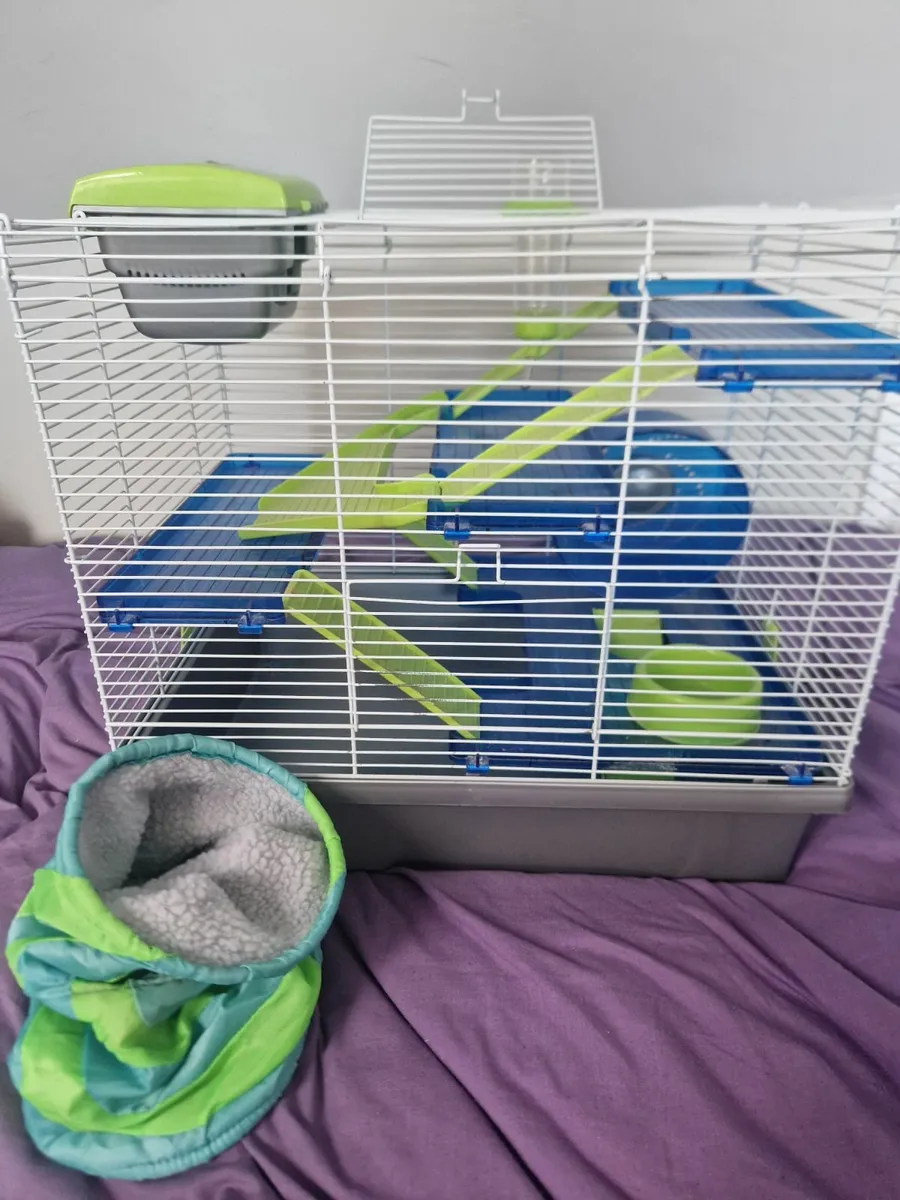 Hamster Cage & Play Tunnel - Image 1