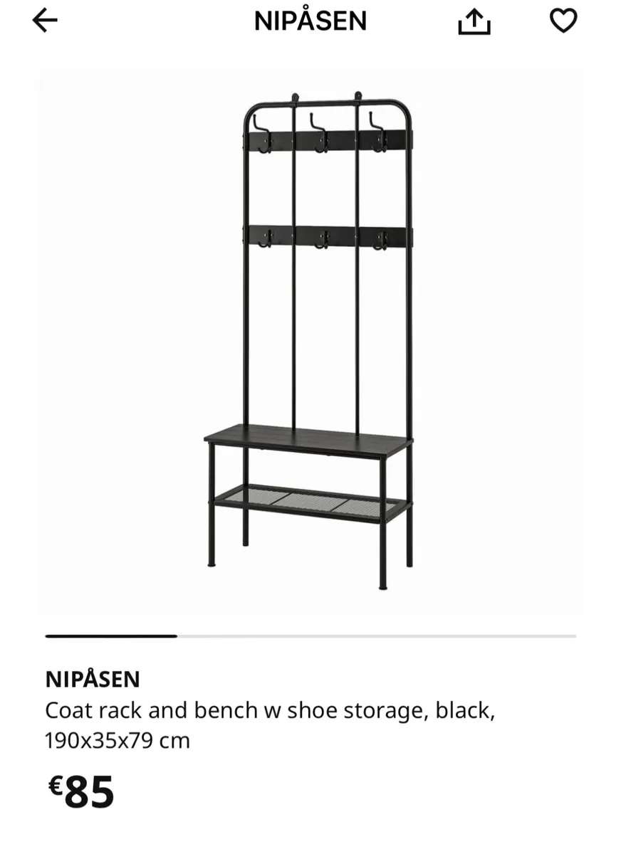 Coat rack Ikea - Image 1