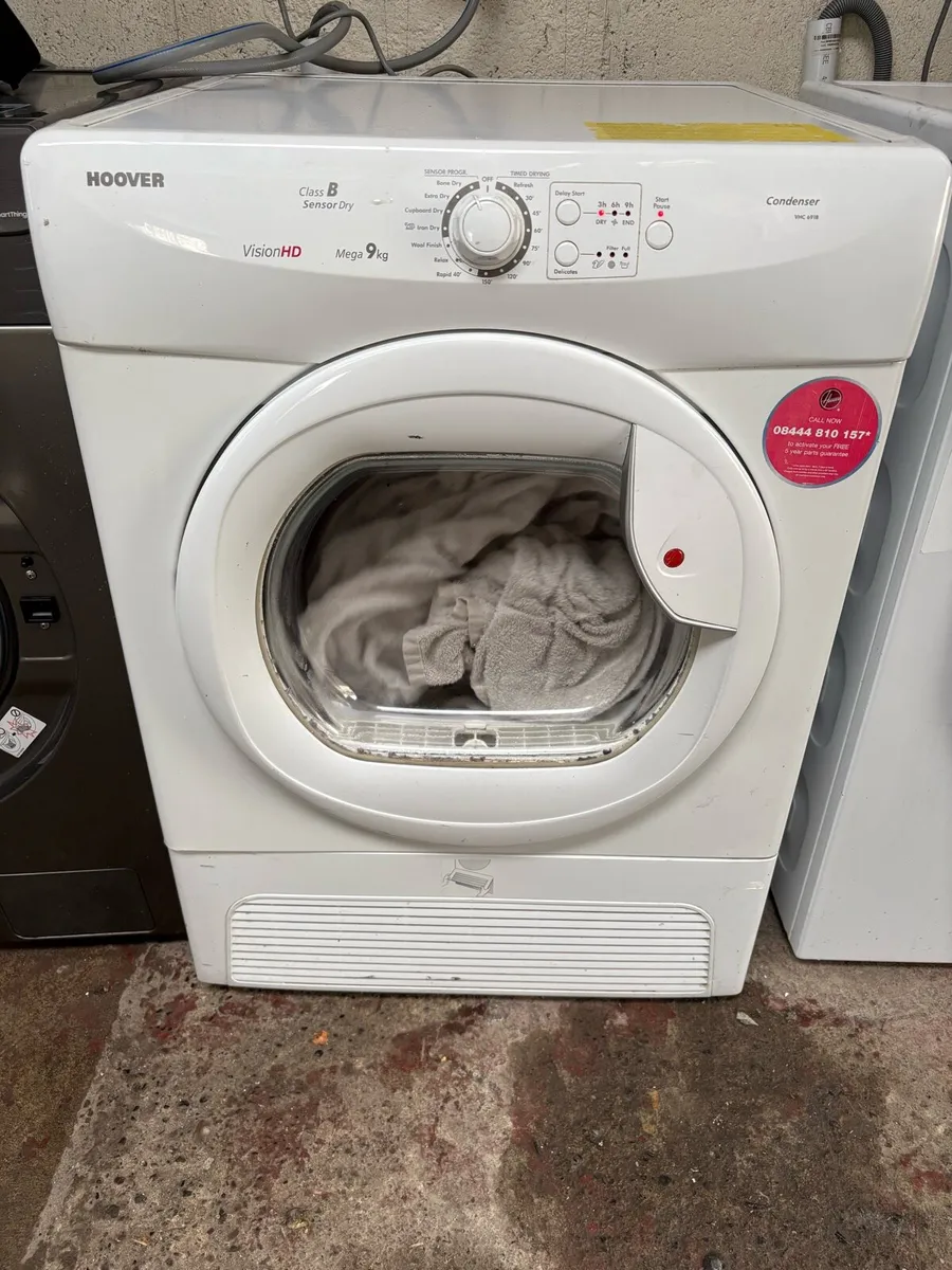 Hoover Condenser Dryer 9kg Drum