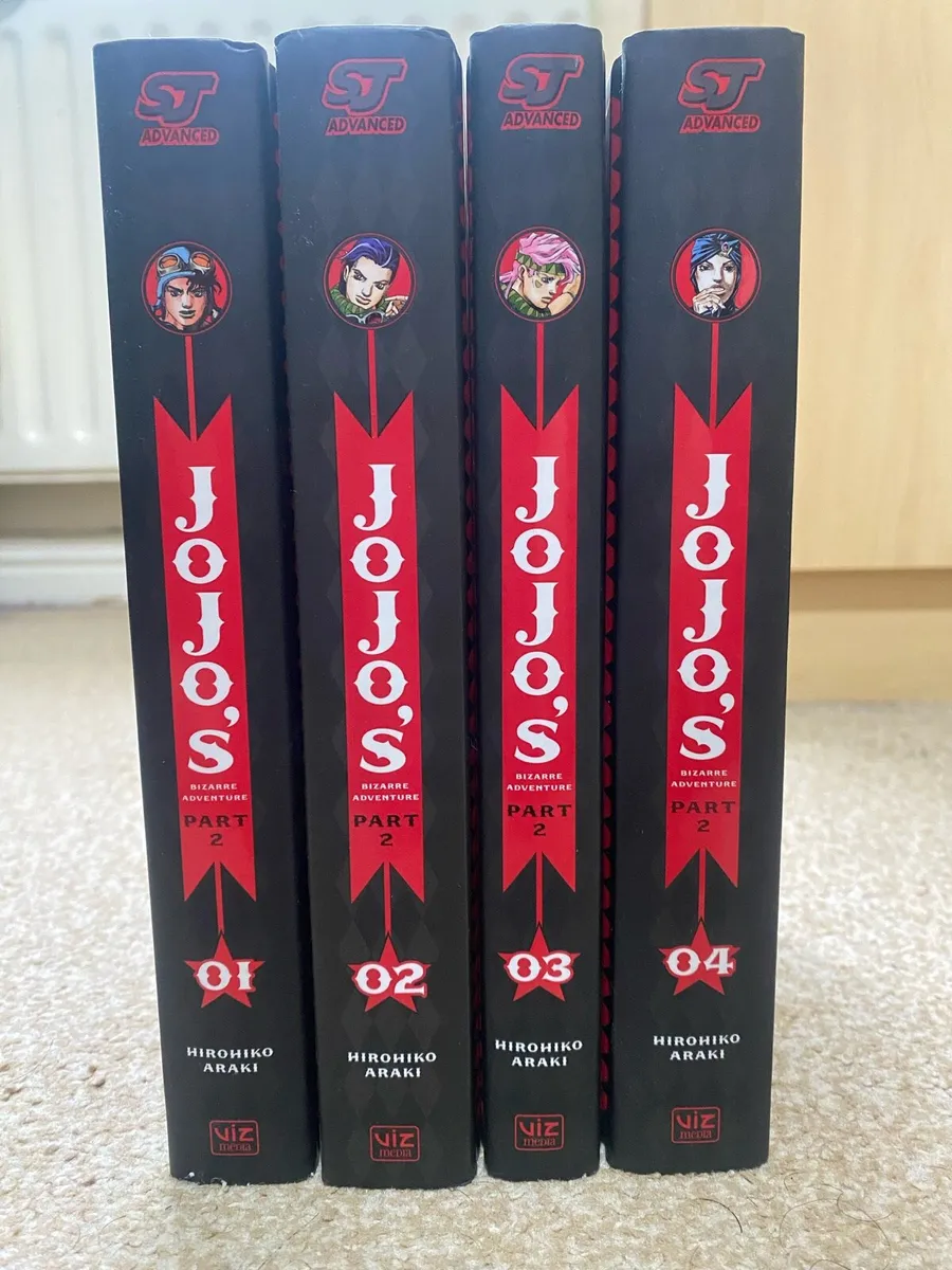 Jojo’s bizarre adventure part 2 vol 1-4 complete - Image 1