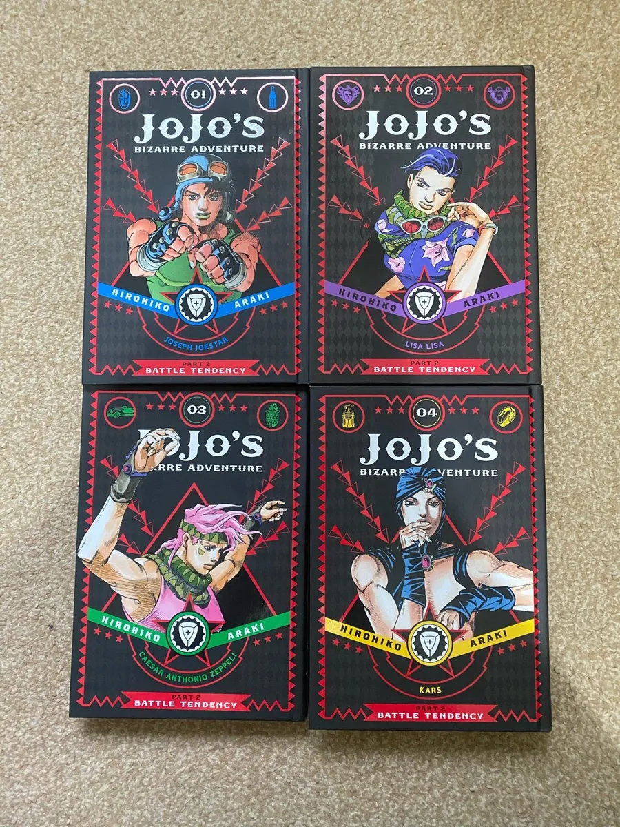 Jojo’s bizarre adventure part 2 vol 1-4 complete - Image 2