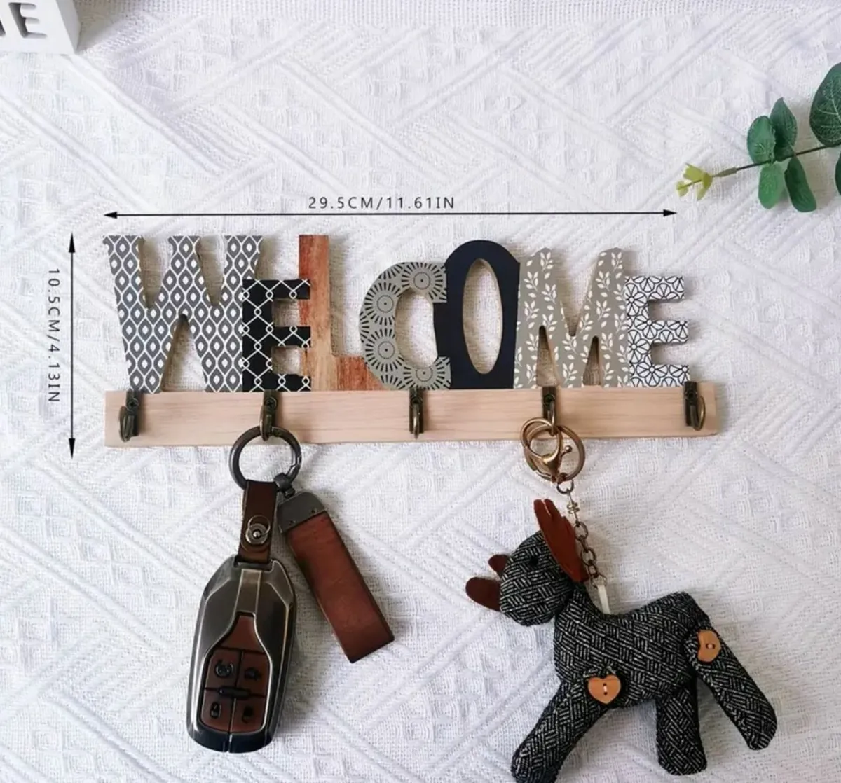 "WELCOME" Wall Hook - Image 3