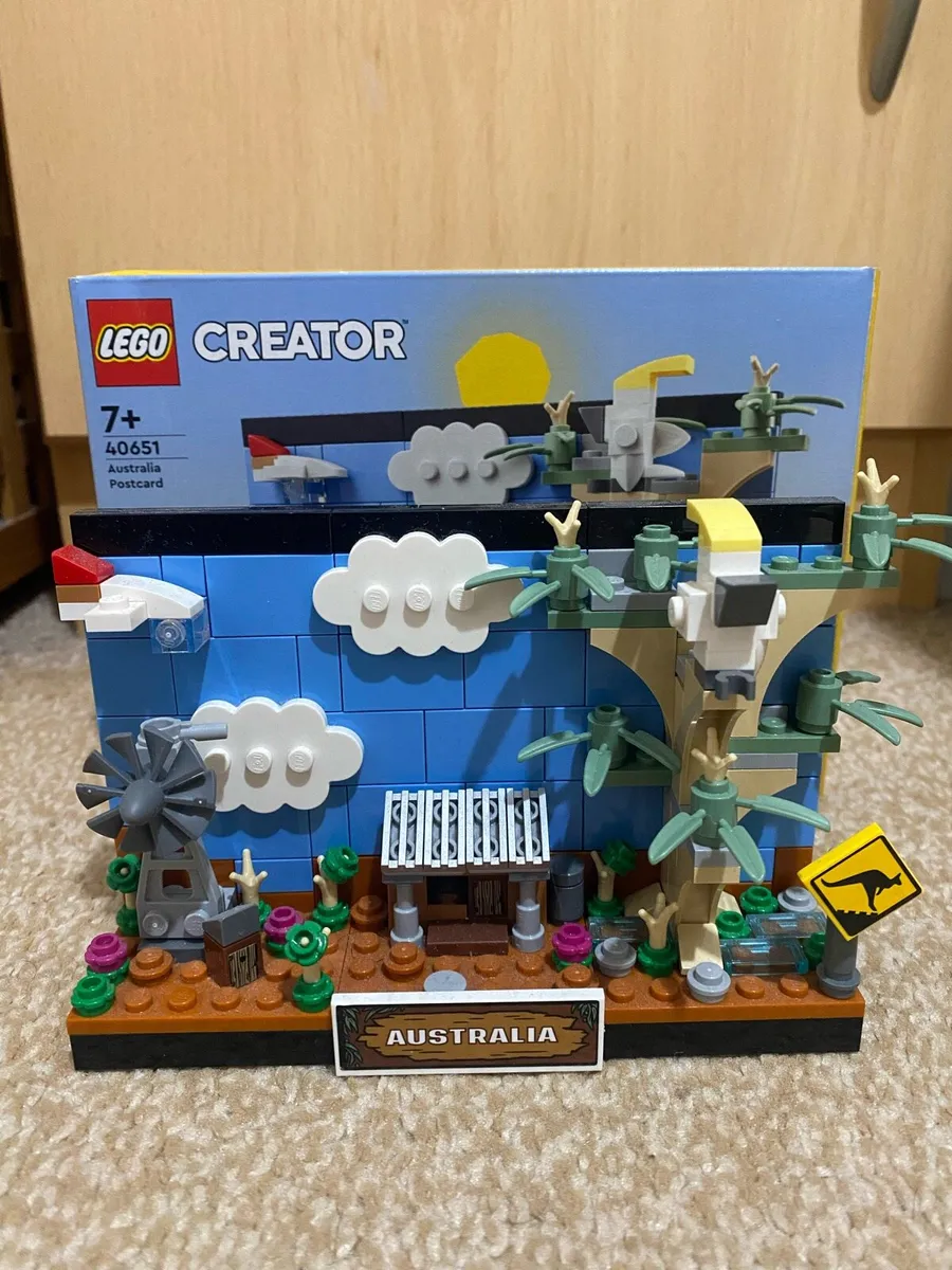 Lego Australian postcard