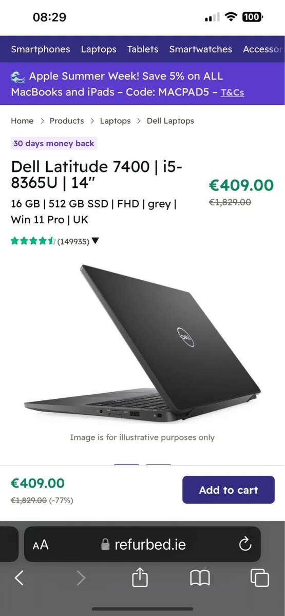 Dell laptop - Image 2