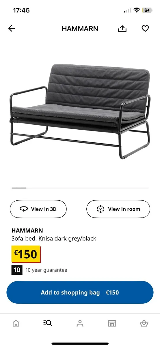 IKEA Sofa bed - Image 2