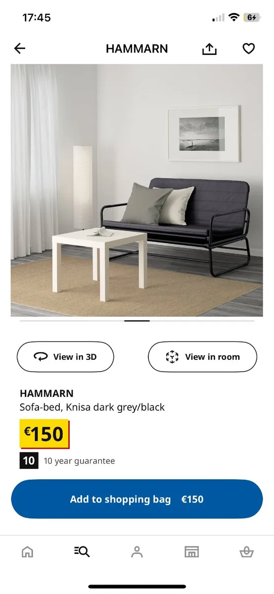 IKEA Sofa bed - Image 3