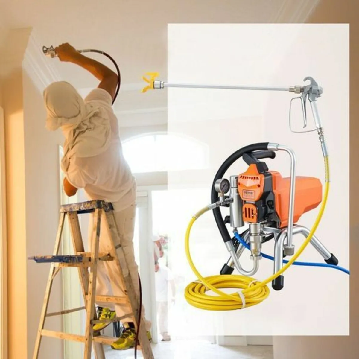 High Pressure Airless Sprayer Paint  Gun 2200w - Image 4