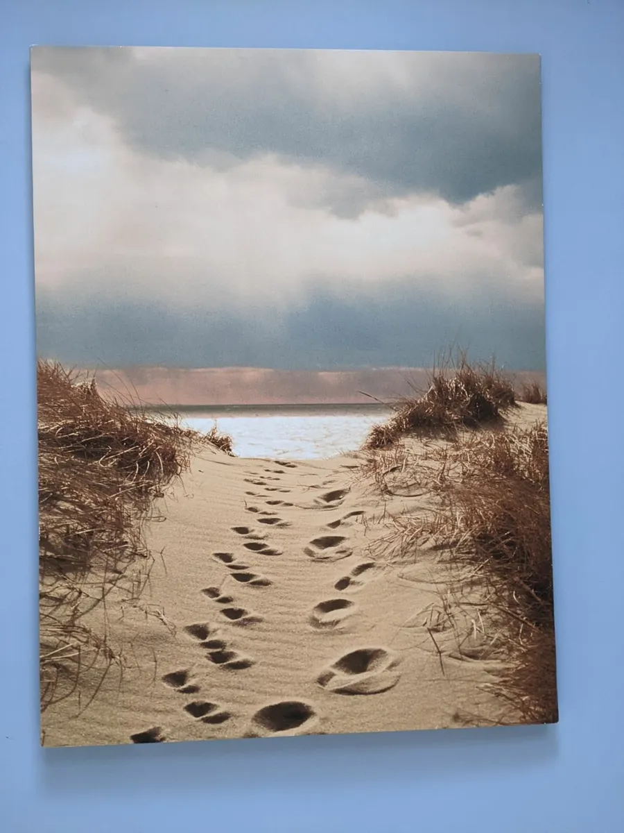 Footprints in the Sand Canvas - Image 2