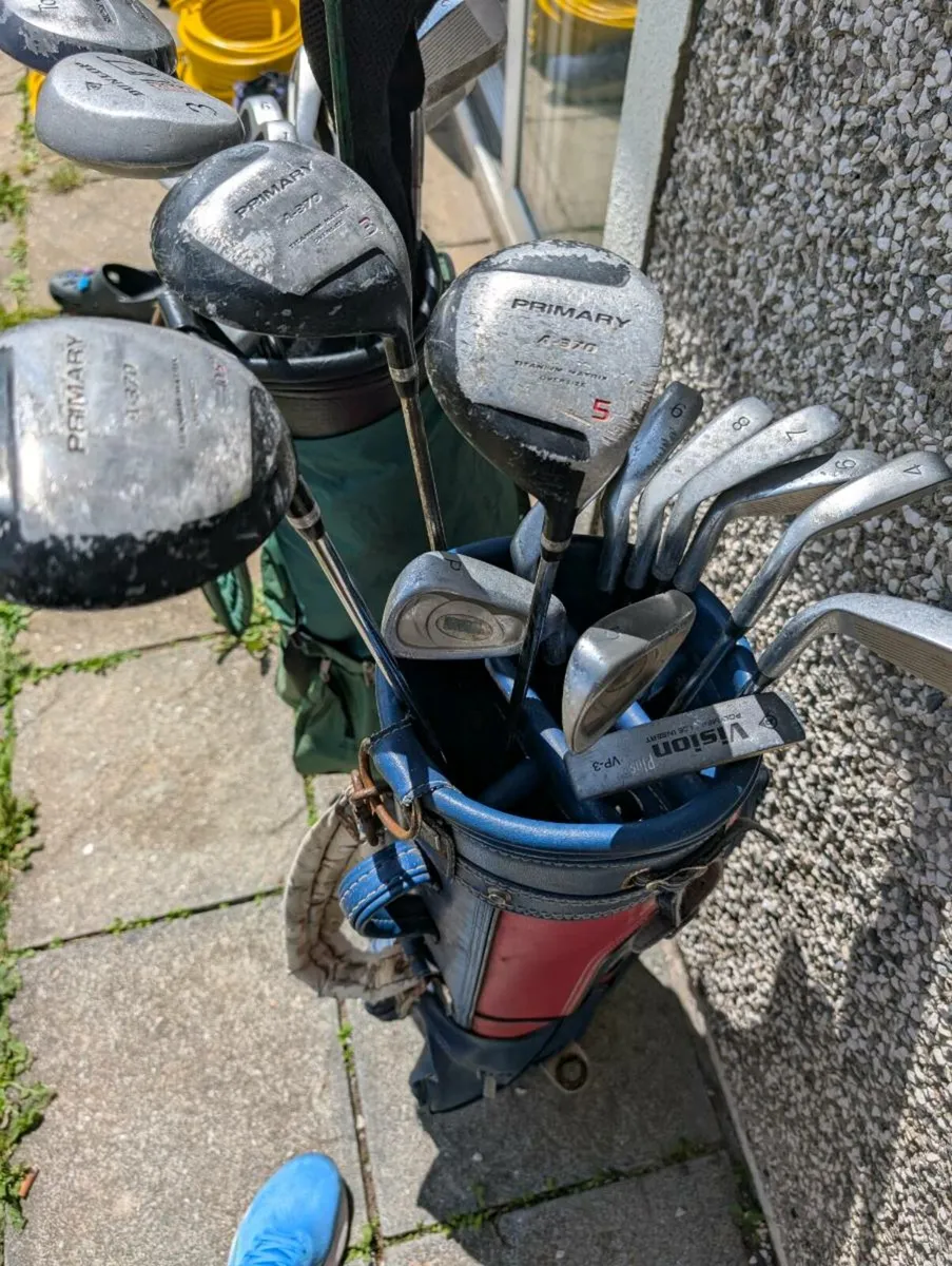 Two sets of Golf clubs 80 each tonight - Image 3
