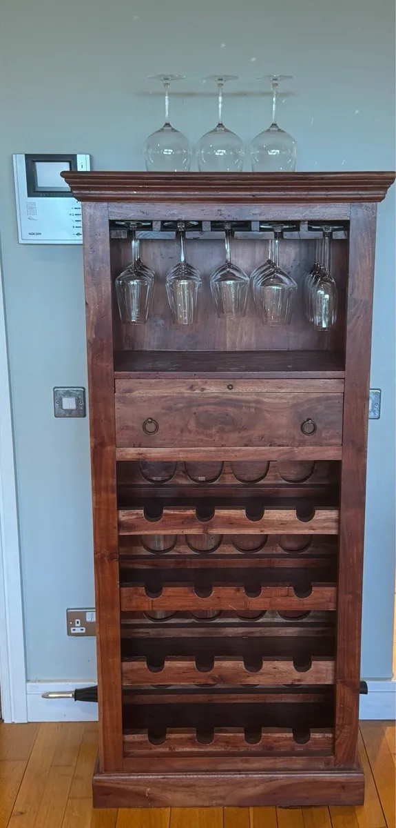 Wooden Wine Rack, 153x70x36cm