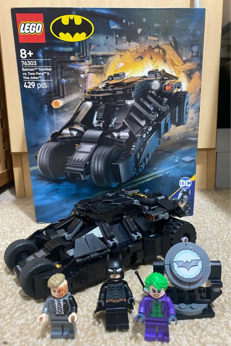 Lego Batman tumbler vs two face and the joker