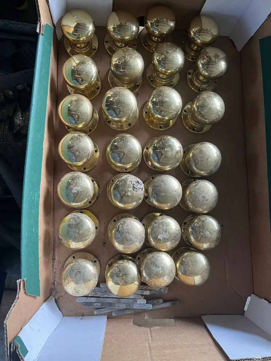 Brass Door Knobs (28) - Image 1