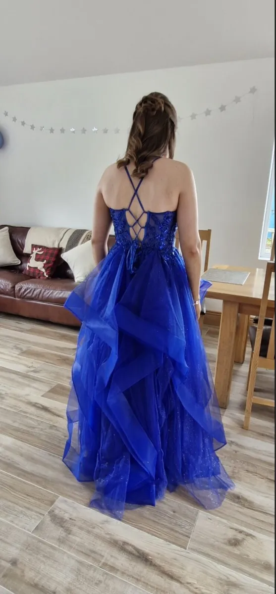 Royal Blue Debs Dress - Image 2