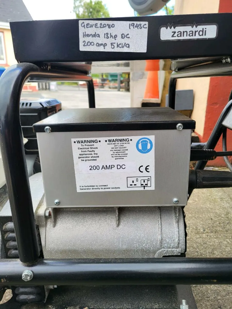Honda gx390 generator/welder 13hp - Image 3