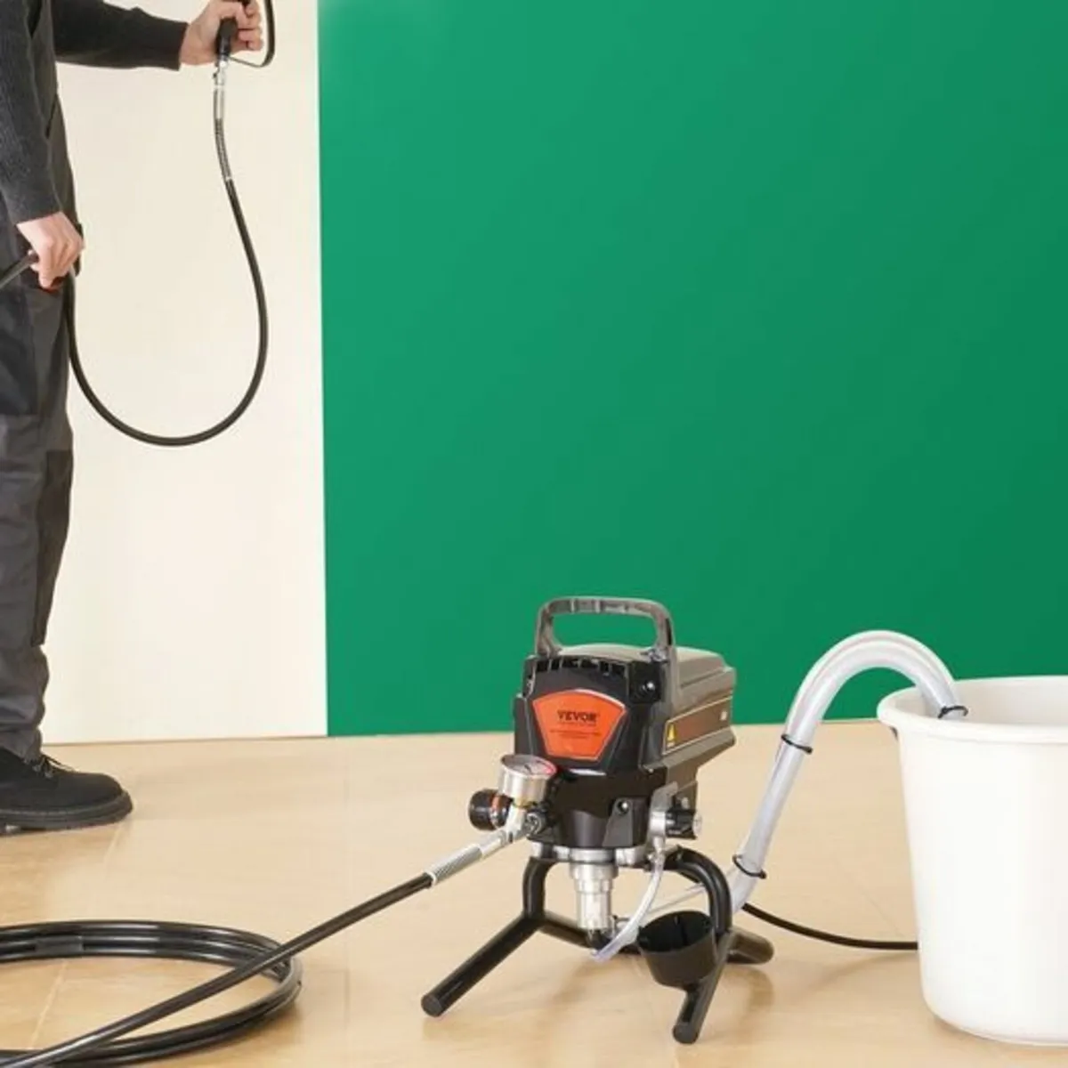 Stand Airless Paint Sprayer, 950W 3000PSI High Eff - Image 3