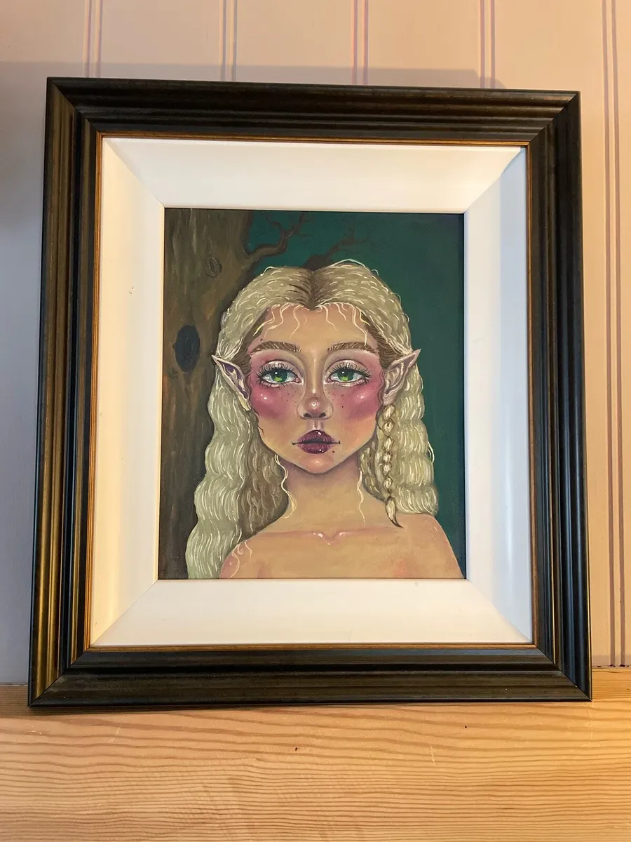 Original “Pixie” framed painting