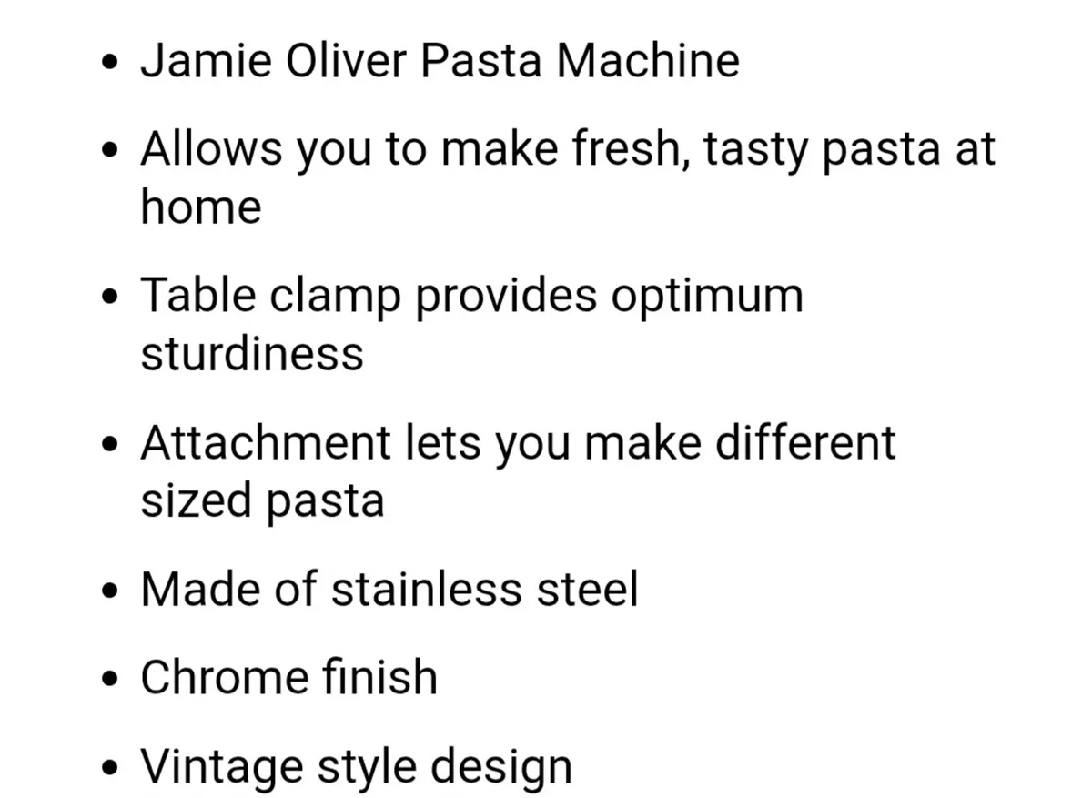 Jamie Oliver pasta maker/ machine blue - Image 2