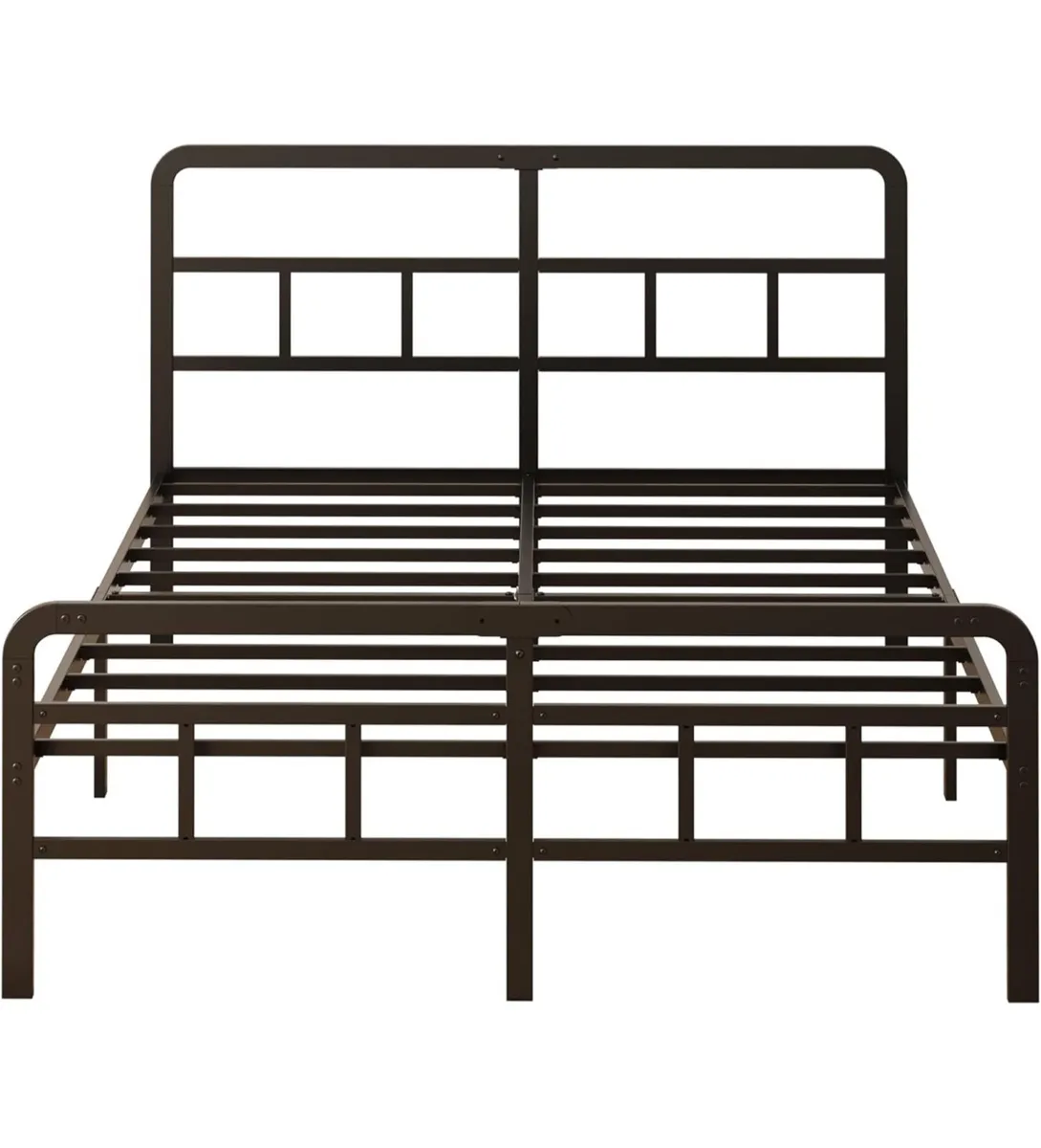 King Size Bed Frame with Curved Headboard and Foot - Image 2