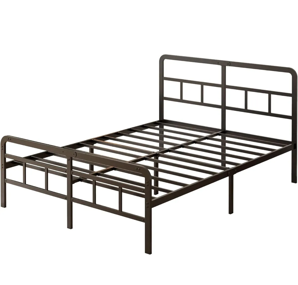 King Size Bed Frame with Curved Headboard and Foot - Image 3