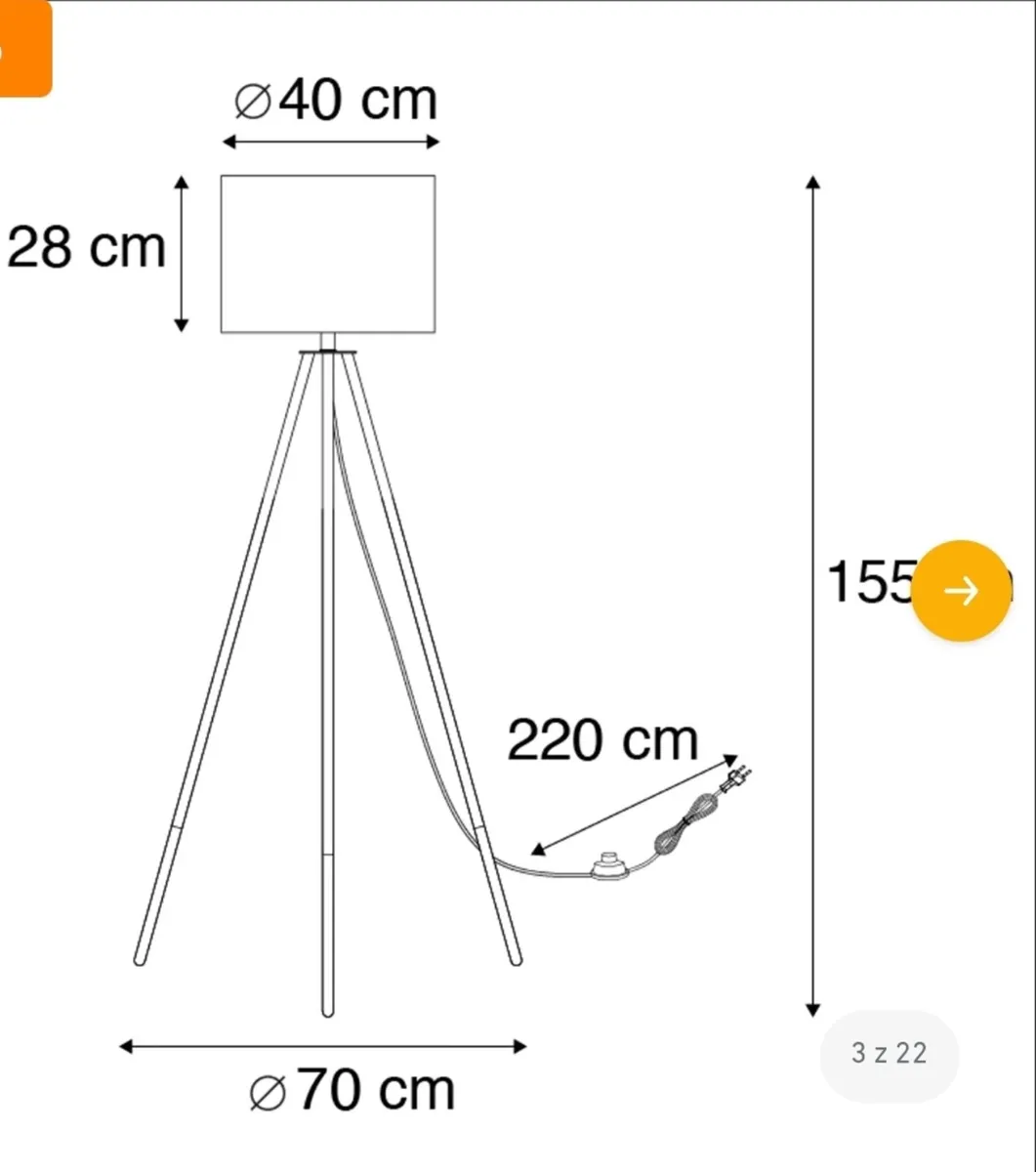 Tripod Floor Lamp - Image 3
