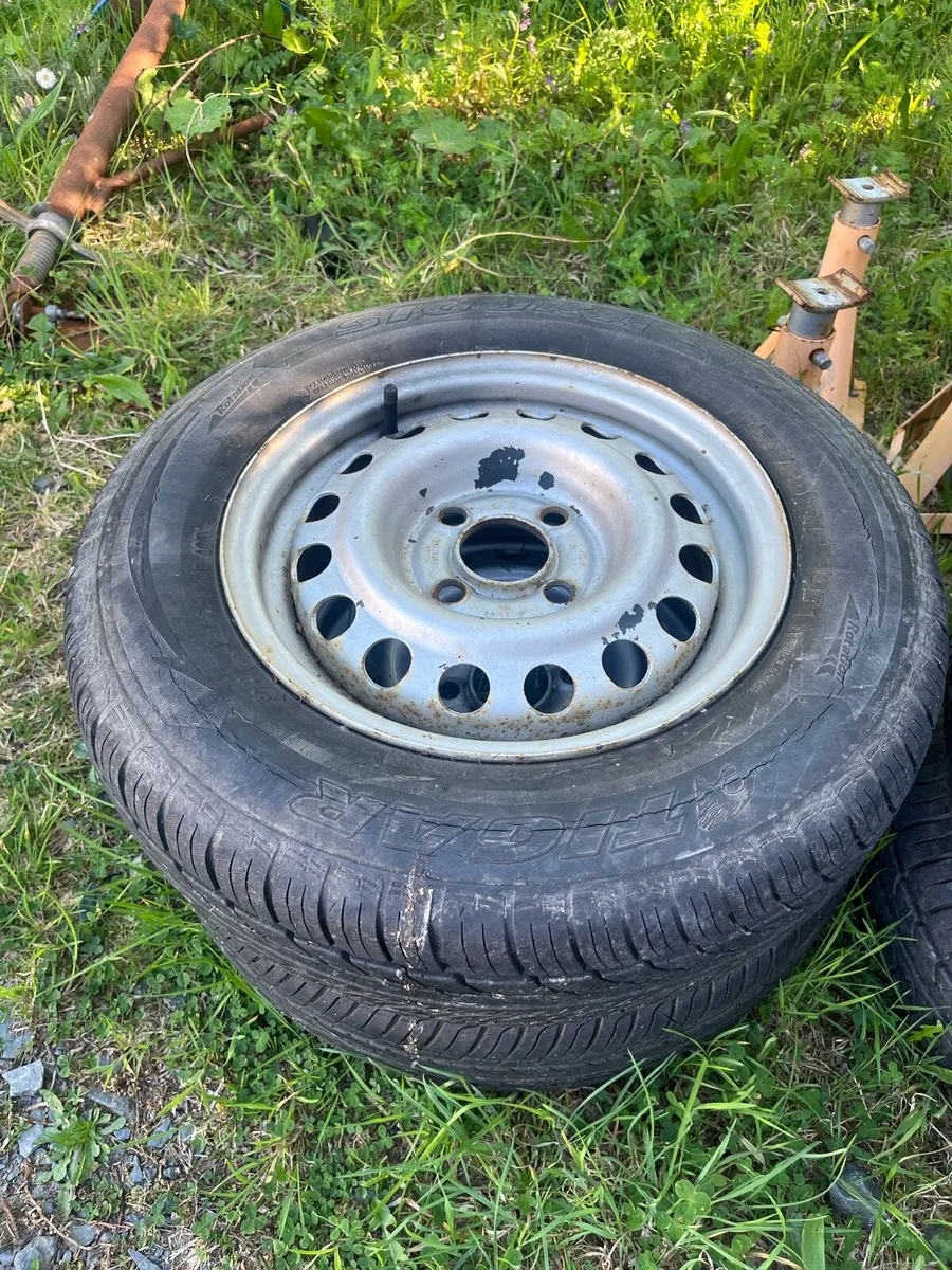 4 Trailer Wheels - Image 1