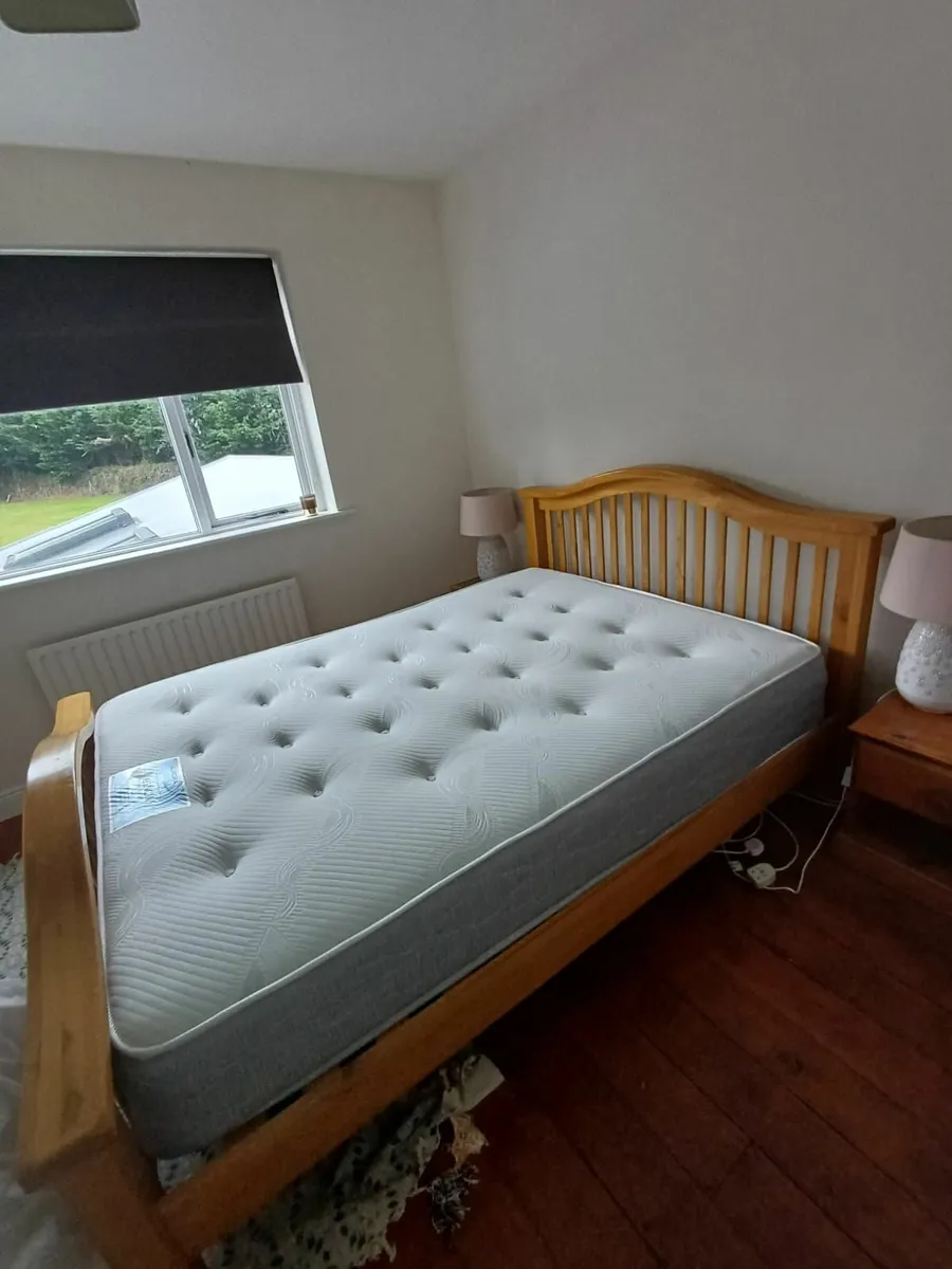 King Size bed and mattress - Image 3