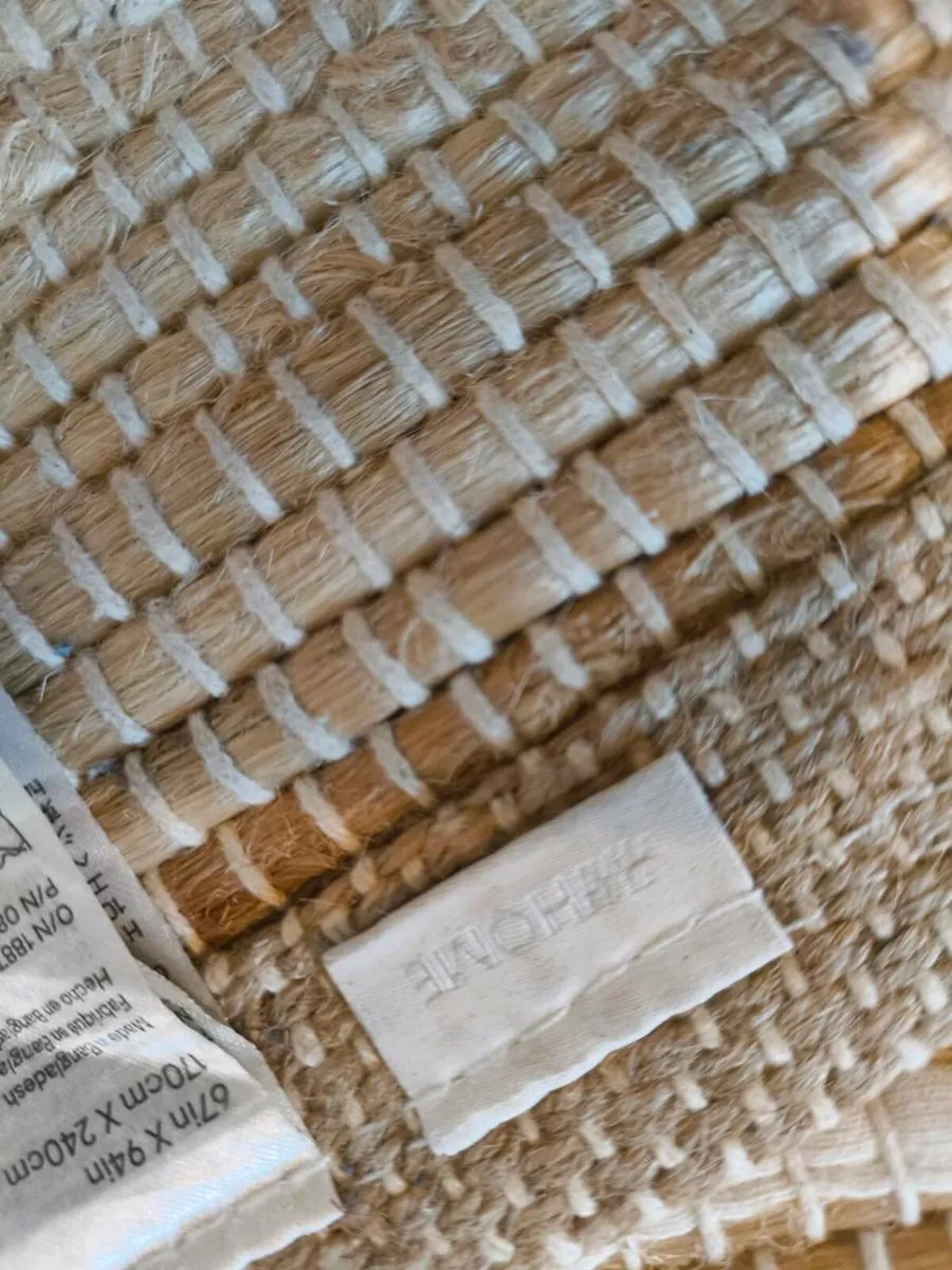 H&M Home Large Jute Rug 170 x 240cm - Image 2