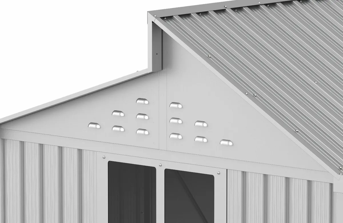 10×8 Aluminium Metal Sheds!   Free Fast Delivery! - Image 4