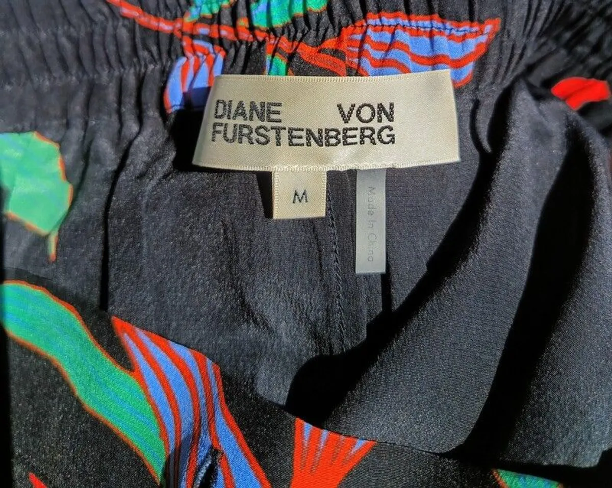Diane Von Furstenburg silk trousers - Image 3