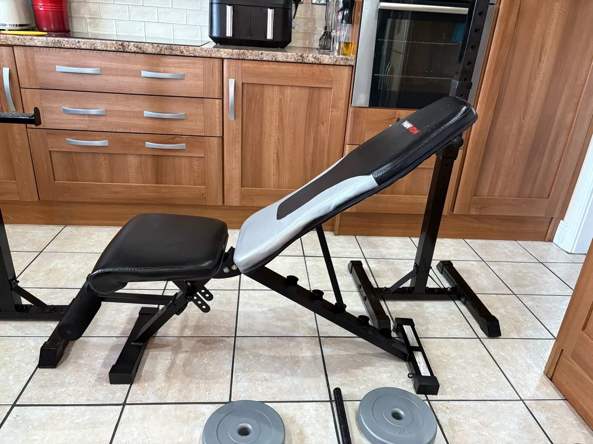 SQUAT RACKS, BOXING BAG, WEIGHT BENCH, BARS,WEIGHT - Image 3