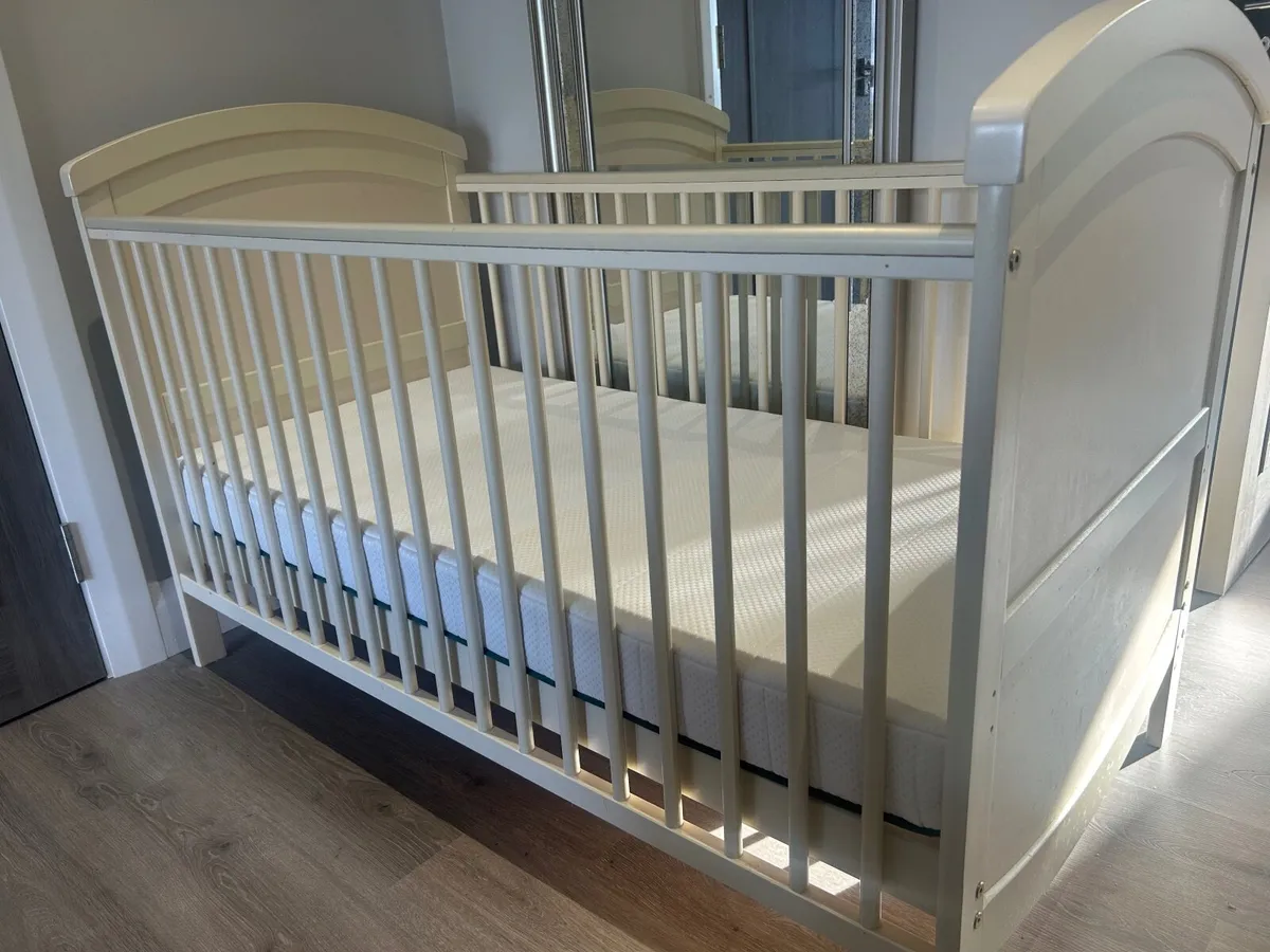 Cot Bed and Mattress - Image 3