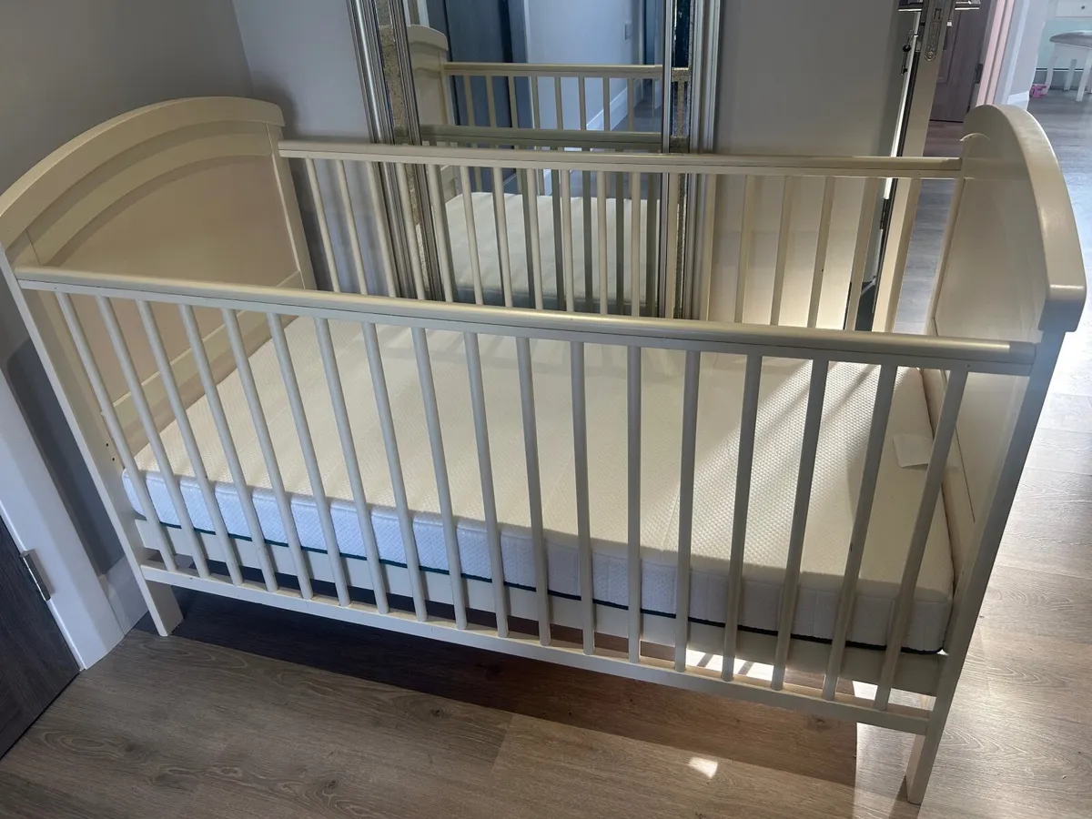 Cot Bed and Mattress - Image 4