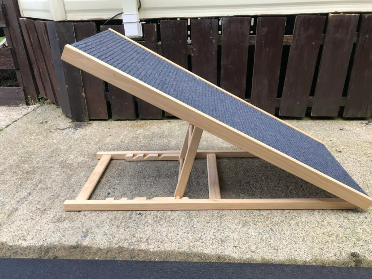 Dog Ramp - solid wood pet ramp, car, dog ladder - Image 1