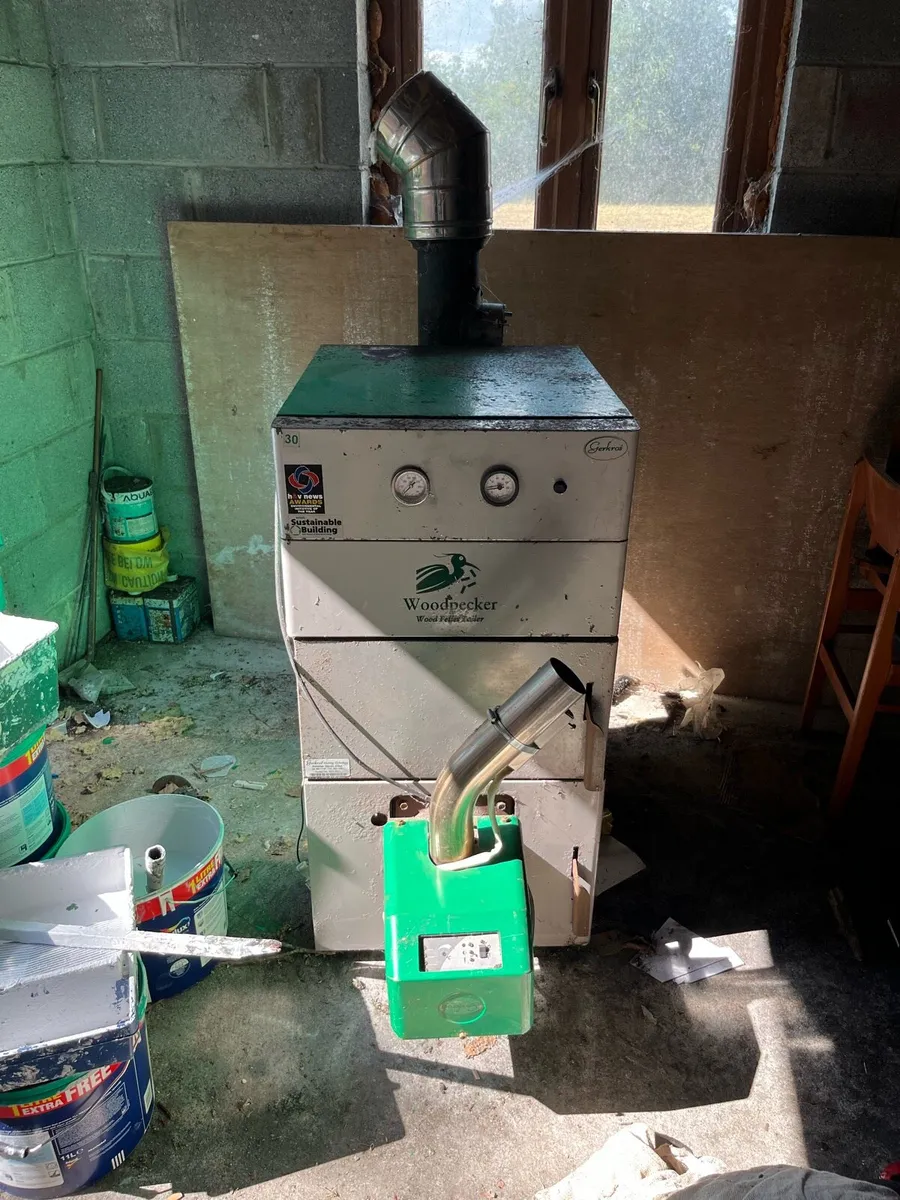 Grekros Wood Pellet Boiler & Hopper - Image 1