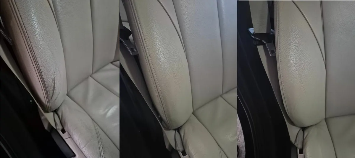car leather seats restoration and paint - Image 2