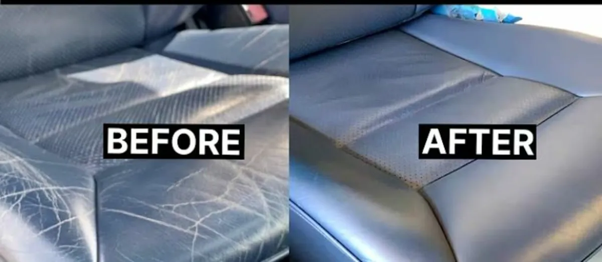 car leather seats restoration and paint - Image 3