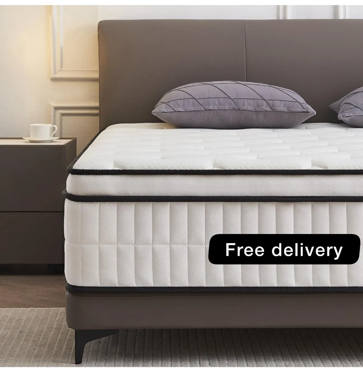Hiepunos 5FT King Size Mattress, 10.2 INCH King Me - Image 1